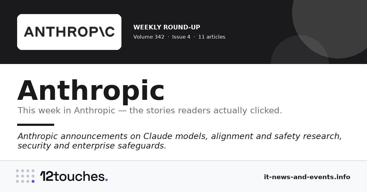 Anthropic &mdash; Volume 342, Issue 4