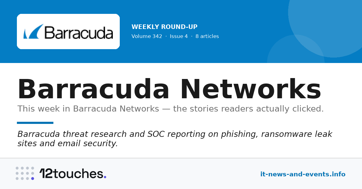 Barracuda Networks &mdash; Volume 342, Issue 4