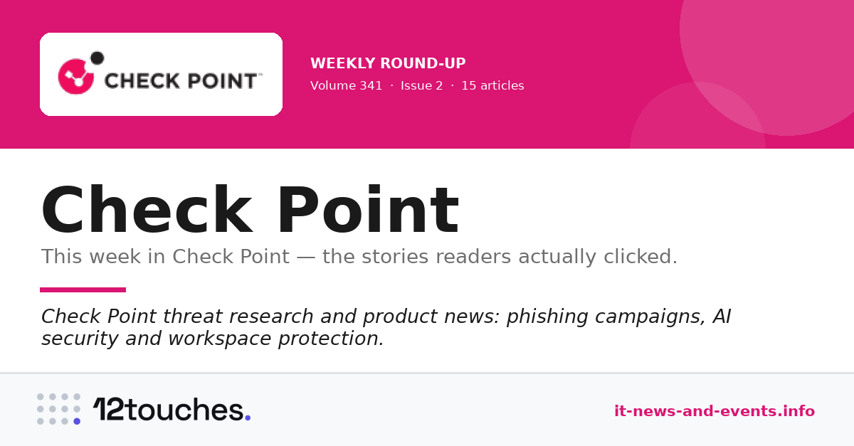 Check Point — Volume 341, Issue 2