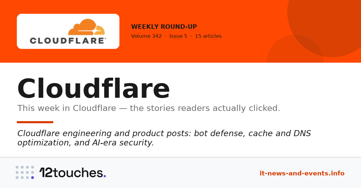 Cloudflare &mdash; Volume 342, Issue 5