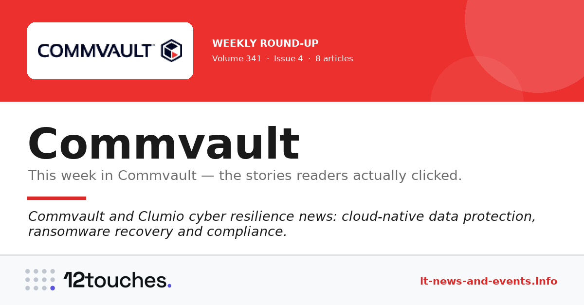 Commvault &mdash; Volume 341, Issue 4