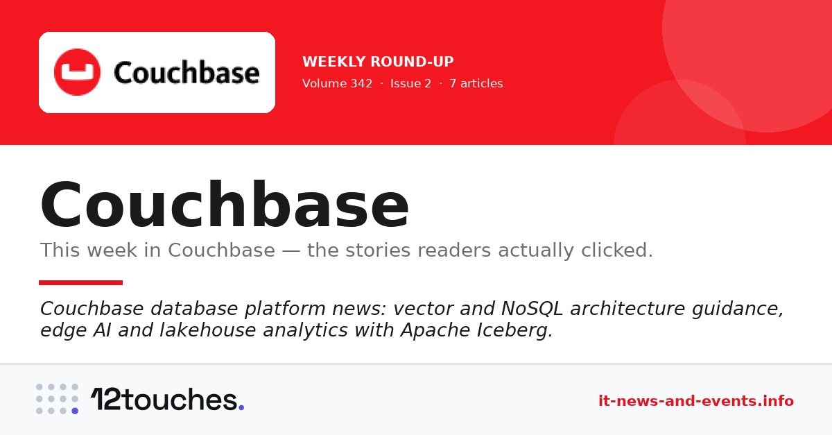 Couchbase &mdash; Volume 342, Issue 2