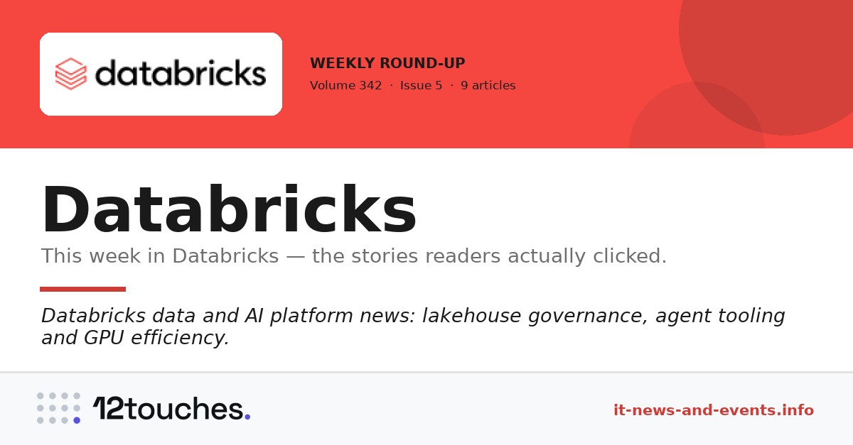 Databricks — Volume 342, Issue 5