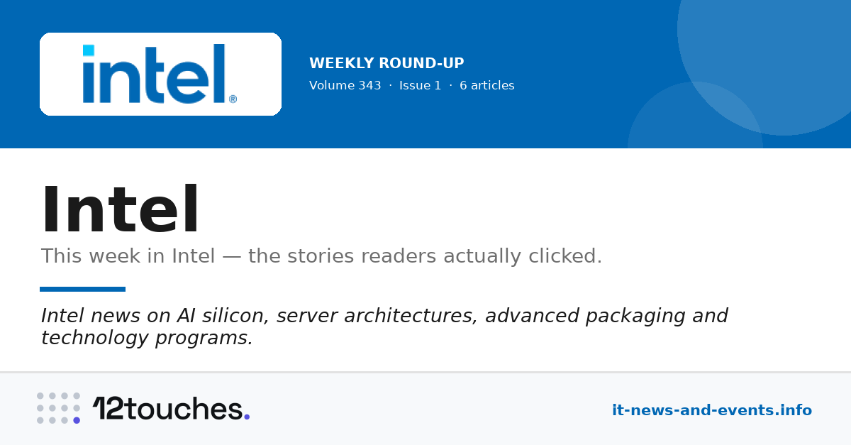 Intel &mdash; Volume 343, Issue 1