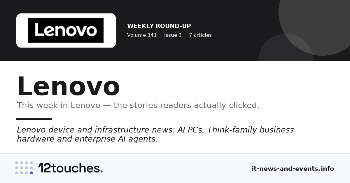 Lenovo &mdash; Volume 341, Issue 3