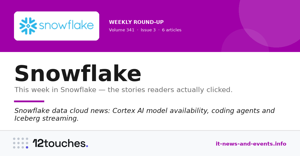 Snowflake &mdash; Volume 341, Issue 3