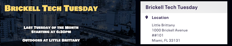 Brickell Tech Tuesday (Dec 13th)