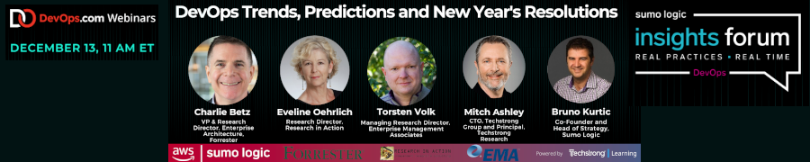 DevOps Trends, Predictions and New Year's Resolutions (Dec. 13th)