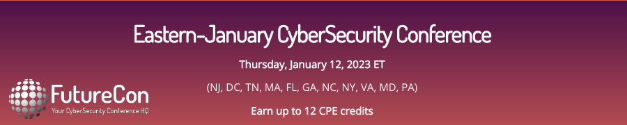 FutureCon: Eastern-January CyberSecurity Conference (Jan. 12th)