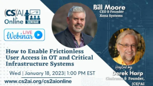 (CS)2AI ONLINE: Enabling Frictionless User Access in OT/Critical Infrastructure