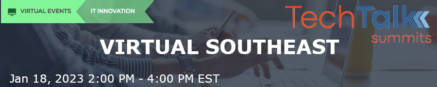TechTalk: Virtual Southeast (Jan 18th)