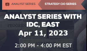 TechTalk Summits: Analyst Series With IDC, East (April 11th)