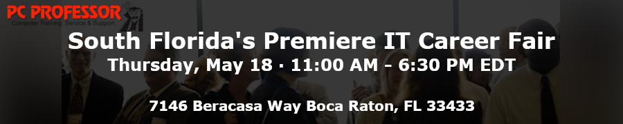 South Florida's premiere IT Career Fair (May 18th)