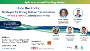 Strategies for Driving Culture Transformation :On-site & Remote Meetup