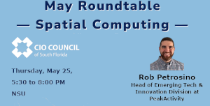 AR/VR/XR/ Metaverse Roundtable: Experience the future of technology with Spatial Computing!