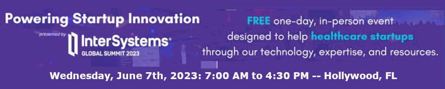 InterSystems: Powering Startup Innovation (June 7th)