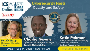 (CS)2 AI Online Seminar: Seminar-Cybersecurity Meets Quality and Safety