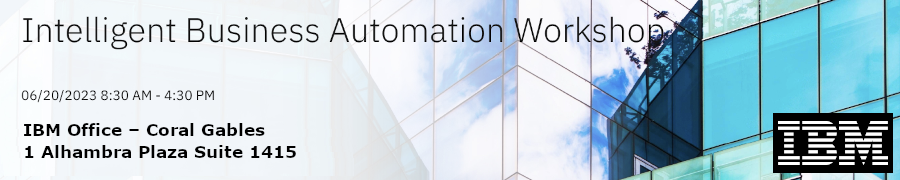 Intelligent Business Automation Workshop