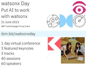 Watsonx Day, an IBM TechXchange Virtual Event