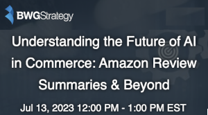 BWGStrategy: Understanding the Future of AI in Commerce: Amazon Review Summaries & Beyond (July 13th)
