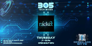 Open Bar Networking Event '305 Tech Mixer' at racket