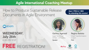 How to Produce Sustainable Release Documents in Agile Environment