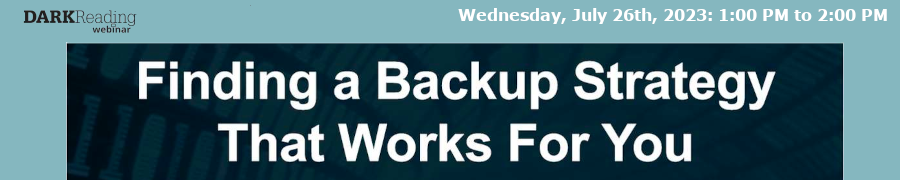 DARKReading: Finding a Backup Strategy That Works For You (July 26th)