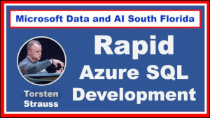 Rapid Azure SQL DB development with SSDT by Torsten Strauss : Online - DataAISF