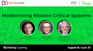 DevOps: Modernize Mission-Critical Systems (Aug. 10th)