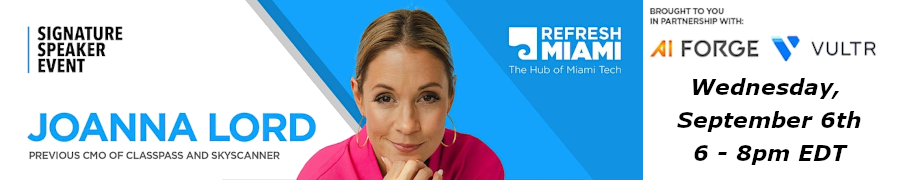 Signature Speaker: Joanna Lord, Global Business & Marketing Leader (Sept. 6th)