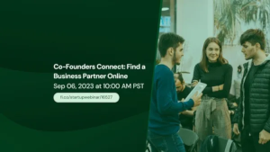Global Webinar - Co-Founders Connect: Find a Business Partner Online