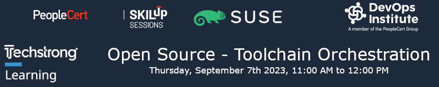 Techstrong: Open Source - Toolchain Orchestration (Sept. 7th)