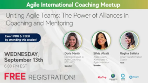 Uniting Agile Teams: The Power of Alliances in Coaching and Mentoring (Sept. 12th)