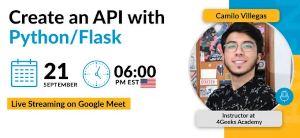 Create An API With Python And Flask
