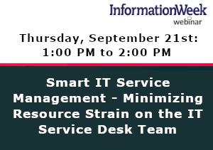 Smart IT Service Management - Minimizing Resource Strain on the IT Service Desk Team (Sept. 21)
