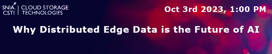 Why Distributed Edge Data is the Future of AI (Oct. 3rd)