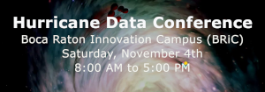 Hurricane Data Conference (Nov. 4th)