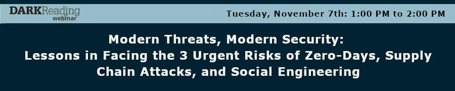 DARKReading: Modern Threats, Modern Security: 3 Practical Tips for CISOs to Stop Cyber Threats in the Age of AI (Nov.7th)