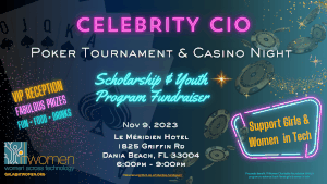 ITWomen Celebrity CIO Fundraiser - Poker Tournament & Casion Night