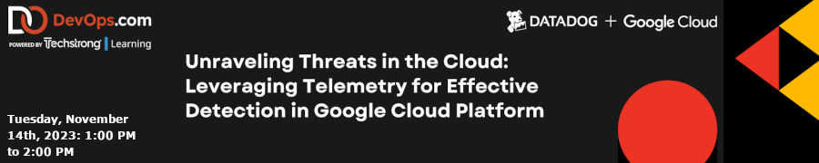 DevOps: Unraveling Threats in the Clouds (Nov. 14th)