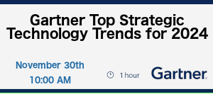 Gartner Top Strategic Technology Trends for 2024 (Nov. 30th)