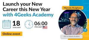 Launch your New Career this New Year with 4Geeks Academy