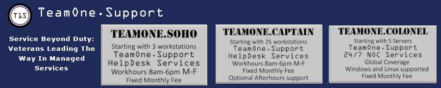 Teamone.Support: Service Beyond Duty: Veterans Leading The Way In Managed Services.