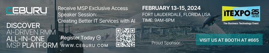 Visit Ceburu, a Silver Sponsor for MSP Expo 2024, Part of the #TECHSUPERSHOW (itexpo.com) (Feb. 13-15)
