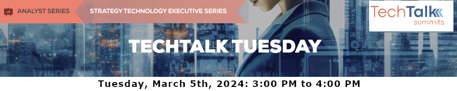 TechTalk Tuesday: Upscaling IT in 2024: GenAI, Security Capabilities, and Sustainability (March 5th)