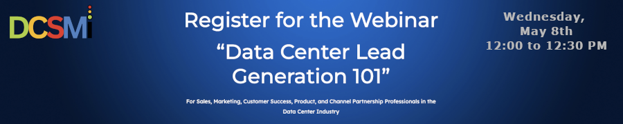 Data Center Lead Generation 101