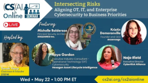 Intersecting Risks: Aligning OT, IT, & Enterprise Security w Business Priorities
