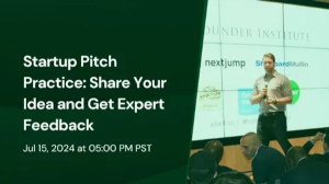 Startup Pitch Practice: Share Your Idea and Get Expert Feedback