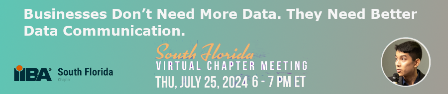 Businesses Don't Need More Data. They Need Better Data Communication (July 25th)