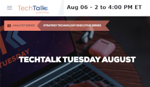 TechTalk Tuesday: Embracing the Disruptive Force of Technology Innovation (Aug. 6th)